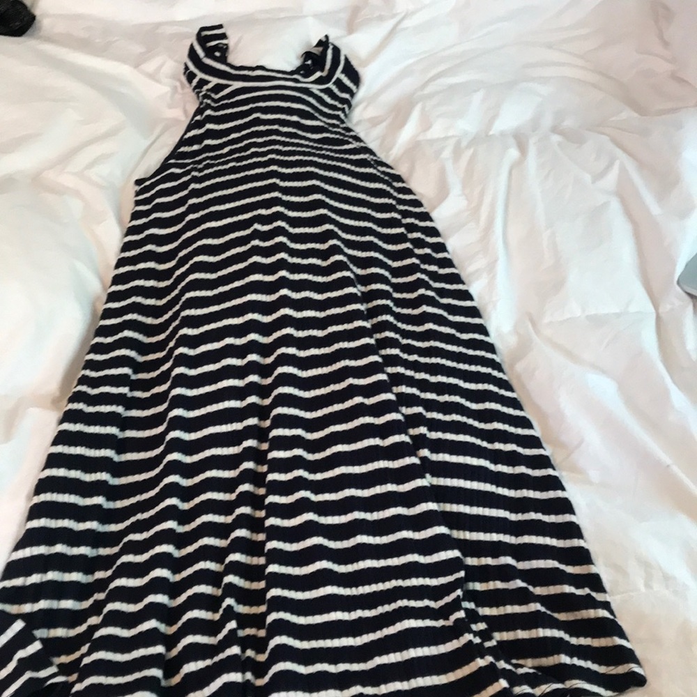 Hollister striped mid length dresss
